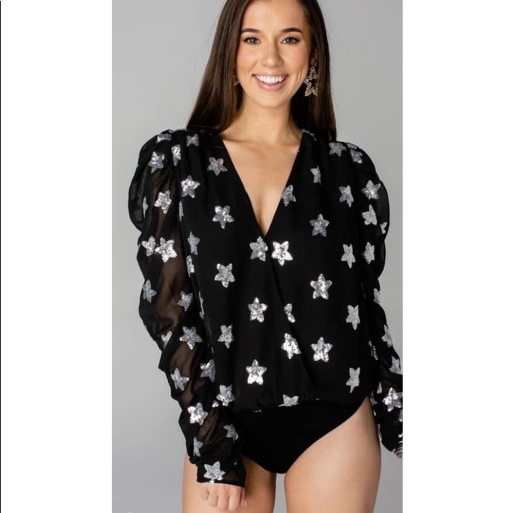 Sequin Star Bodysuit